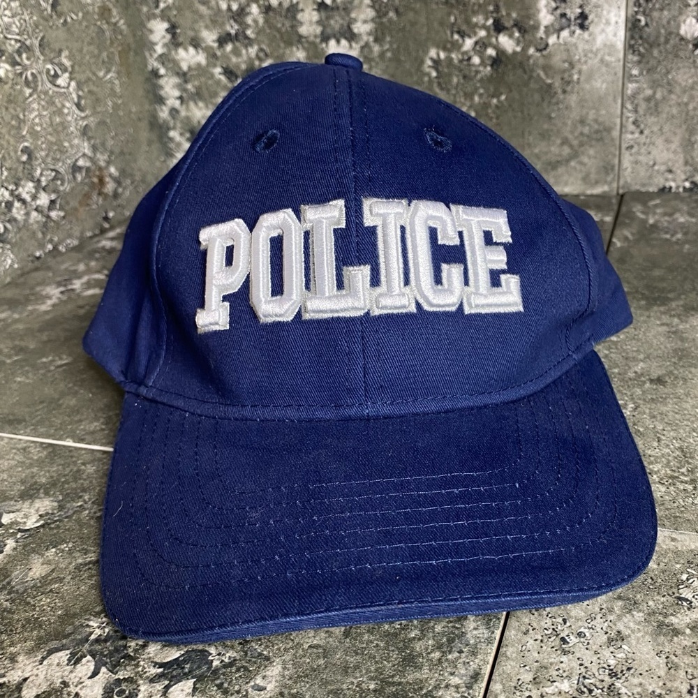 🚨LAST CHANCE POLICE Blue Hat Cap